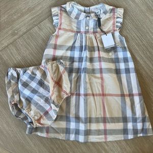 Burberry Sundress & Diaper Cover Size 24 Months